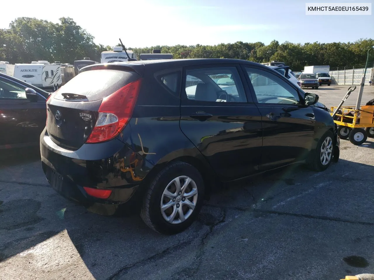 2014 Hyundai Accent Gls VIN: KMHCT5AE0EU165439 Lot: 71605924