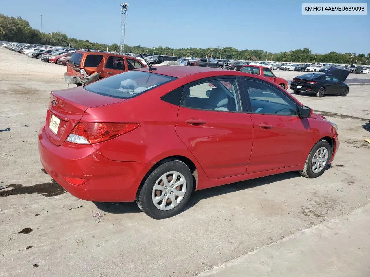 2014 Hyundai Accent Gls VIN: KMHCT4AE9EU689098 Lot: 71655534