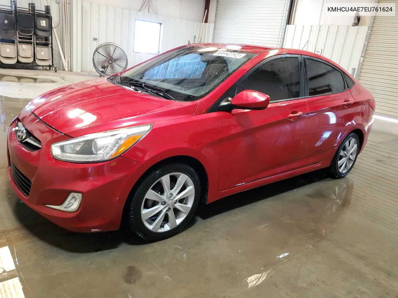 2014 Hyundai Accent Gls VIN: KMHCU4AE7EU761624 Lot: 72224034