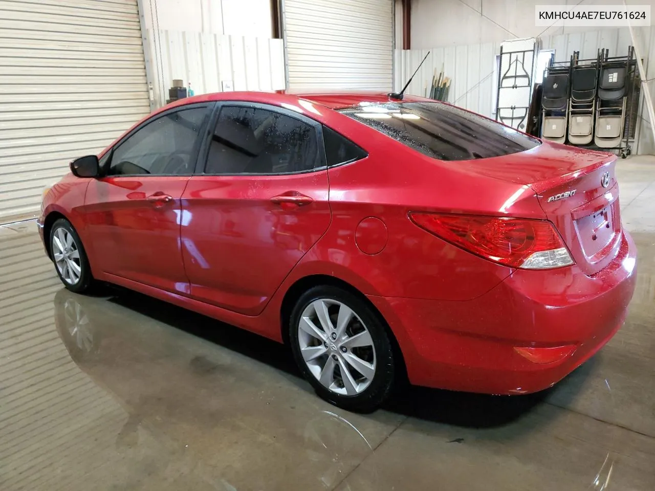 2014 Hyundai Accent Gls VIN: KMHCU4AE7EU761624 Lot: 72224034