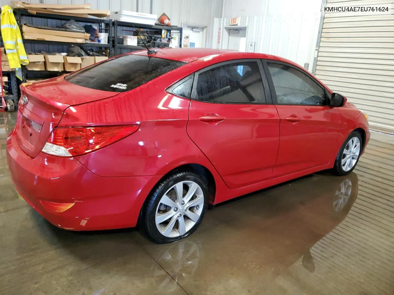 2014 Hyundai Accent Gls VIN: KMHCU4AE7EU761624 Lot: 72224034