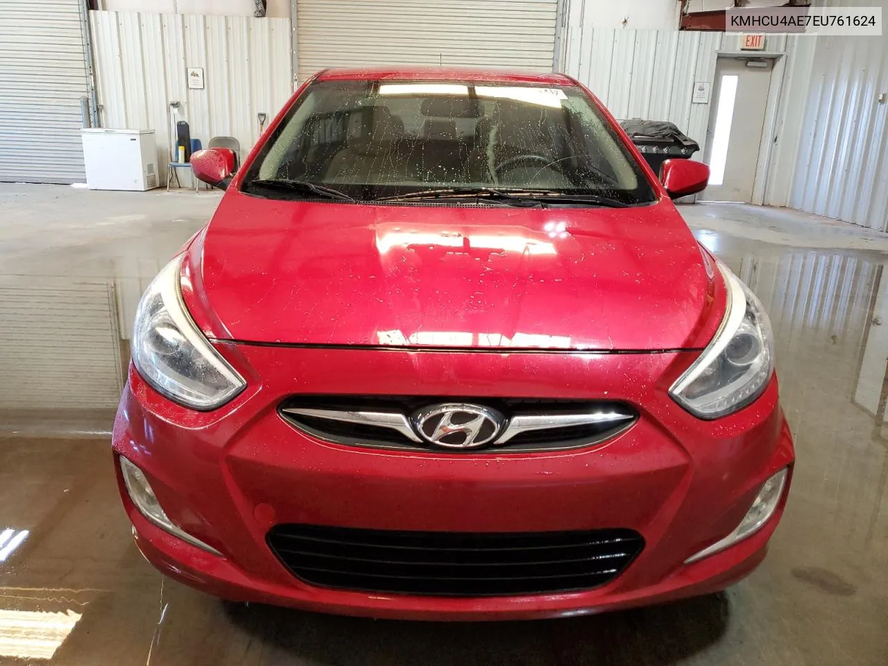 2014 Hyundai Accent Gls VIN: KMHCU4AE7EU761624 Lot: 72224034