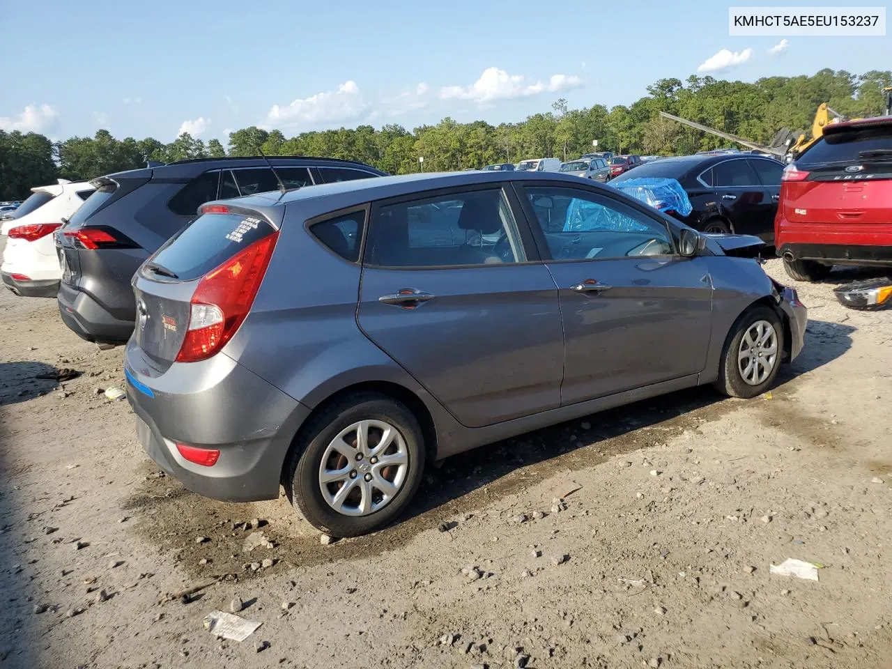 2014 Hyundai Accent Gls VIN: KMHCT5AE5EU153237 Lot: 72343114