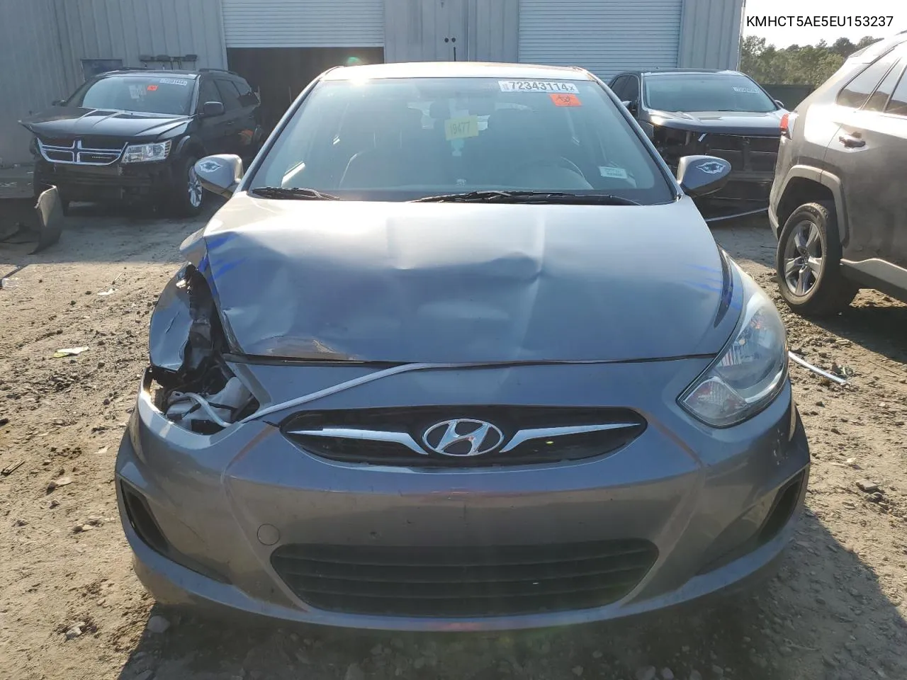 2014 Hyundai Accent Gls VIN: KMHCT5AE5EU153237 Lot: 72343114