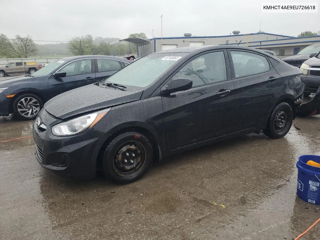 2014 Hyundai Accent Gls VIN: KMHCT4AE9EU726618 Lot: 72616454