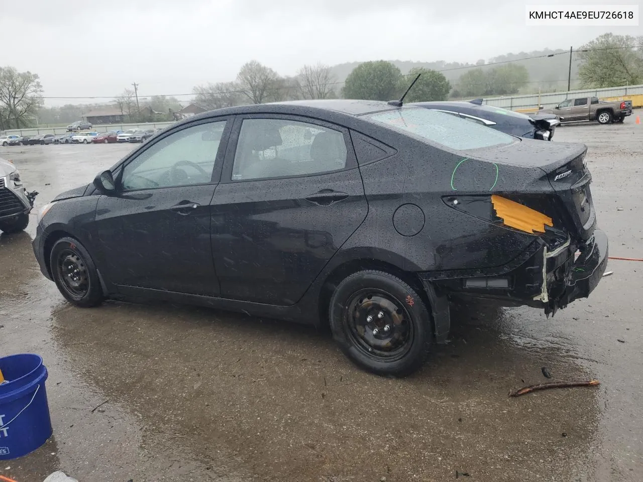 2014 Hyundai Accent Gls VIN: KMHCT4AE9EU726618 Lot: 72616454