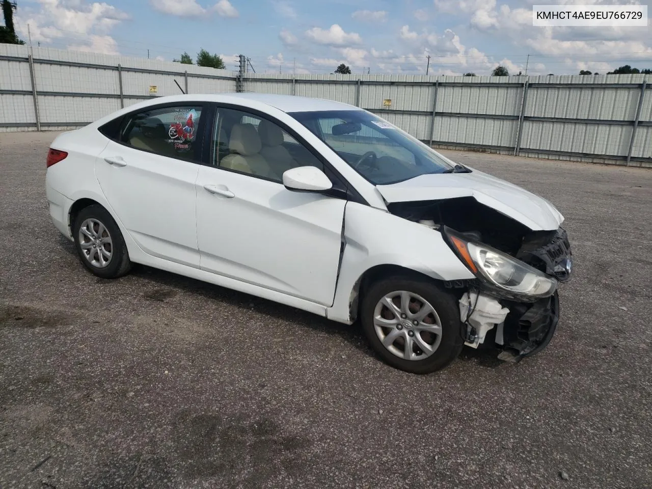 2014 Hyundai Accent Gls VIN: KMHCT4AE9EU766729 Lot: 72784674