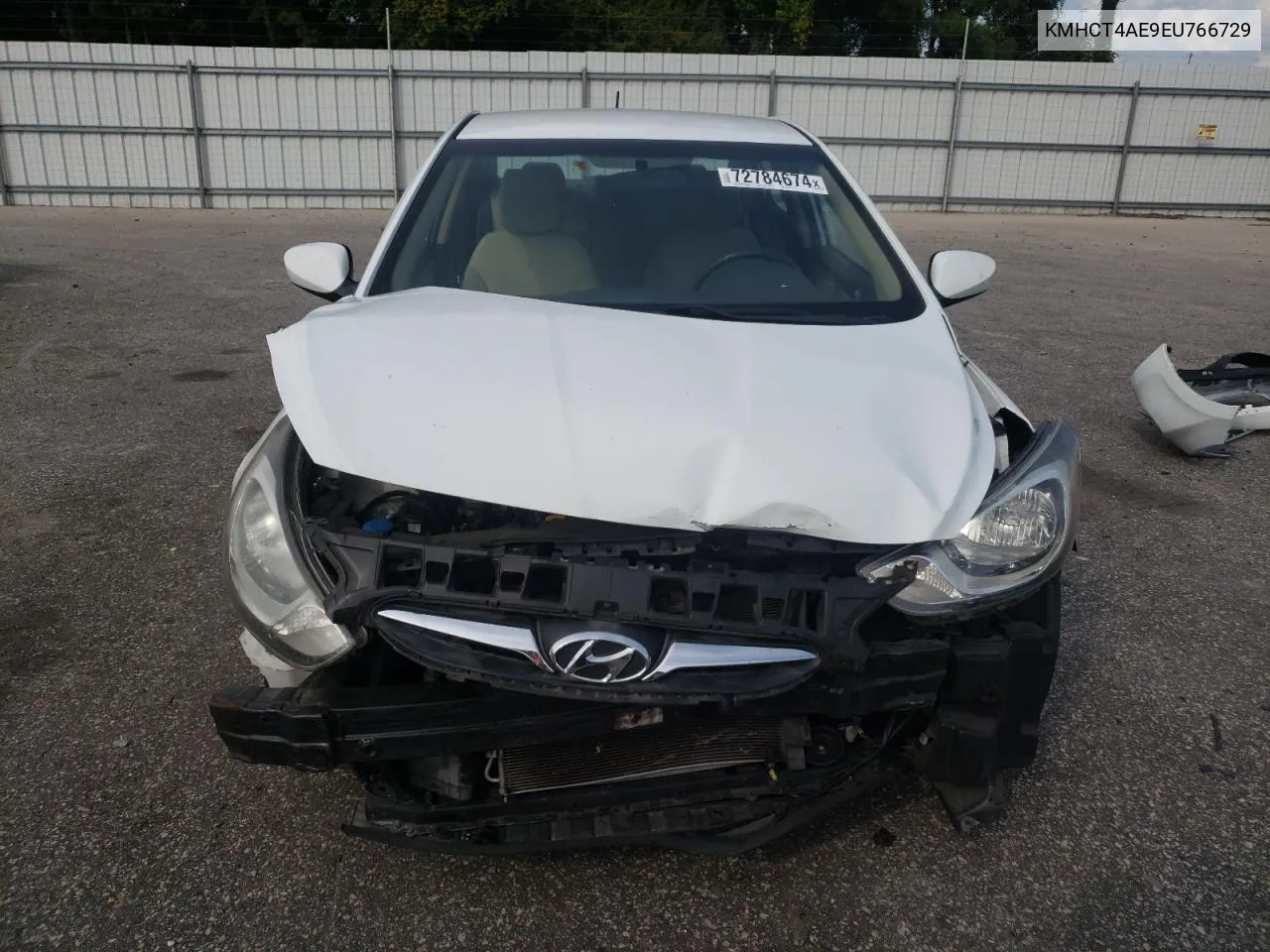 KMHCT4AE9EU766729 2014 Hyundai Accent Gls