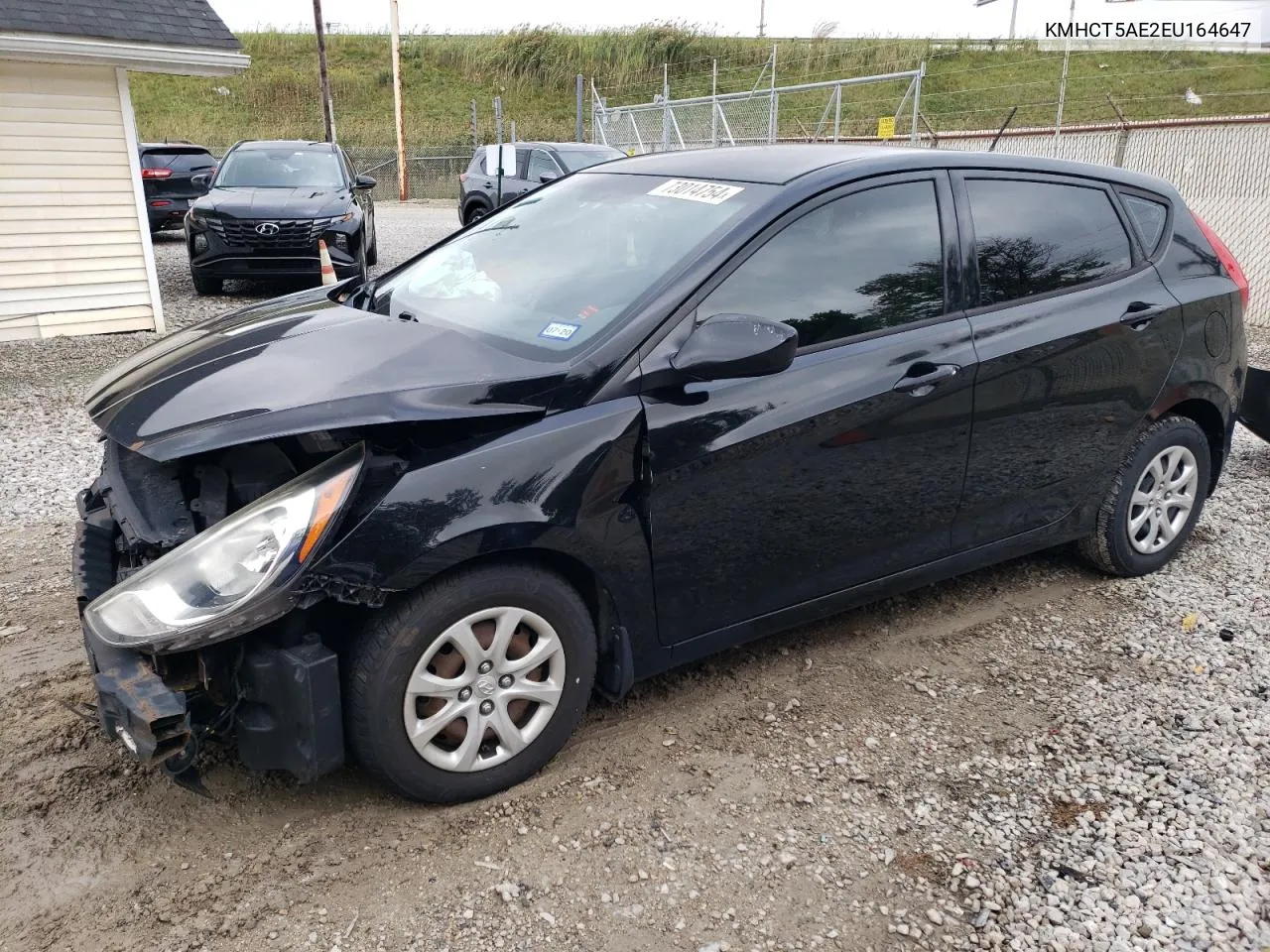 2014 Hyundai Accent Gls VIN: KMHCT5AE2EU164647 Lot: 73014754