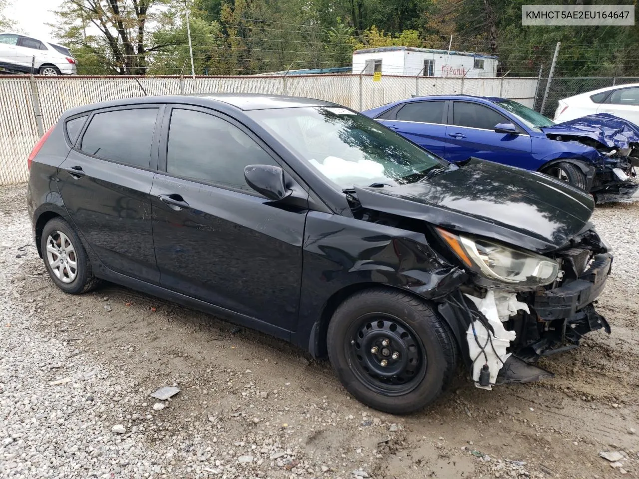 2014 Hyundai Accent Gls VIN: KMHCT5AE2EU164647 Lot: 73014754