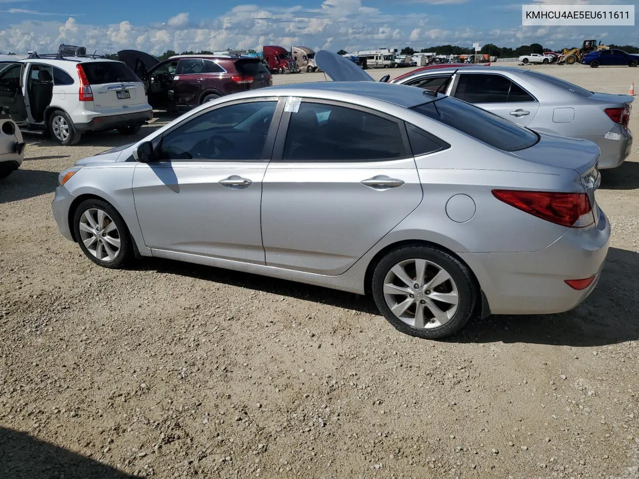 2014 Hyundai Accent Gls VIN: KMHCU4AE5EU611611 Lot: 73958314