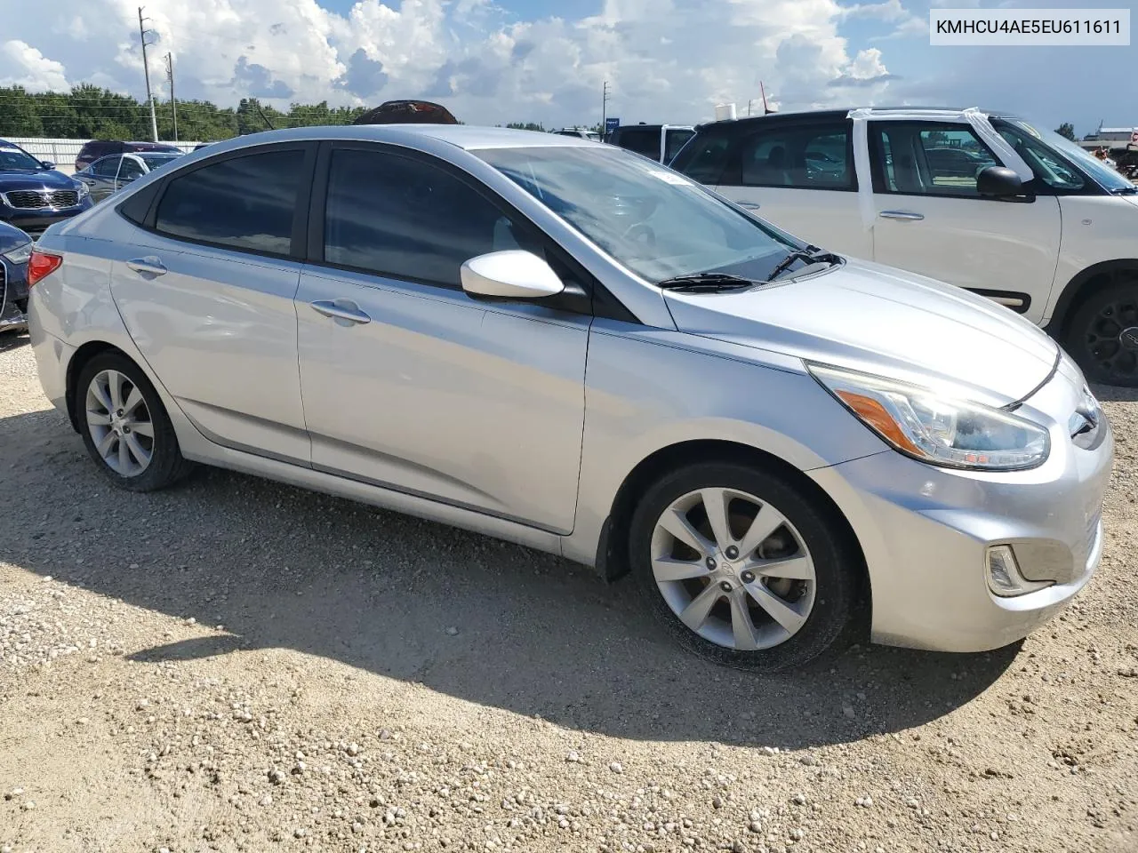 KMHCU4AE5EU611611 2014 Hyundai Accent Gls