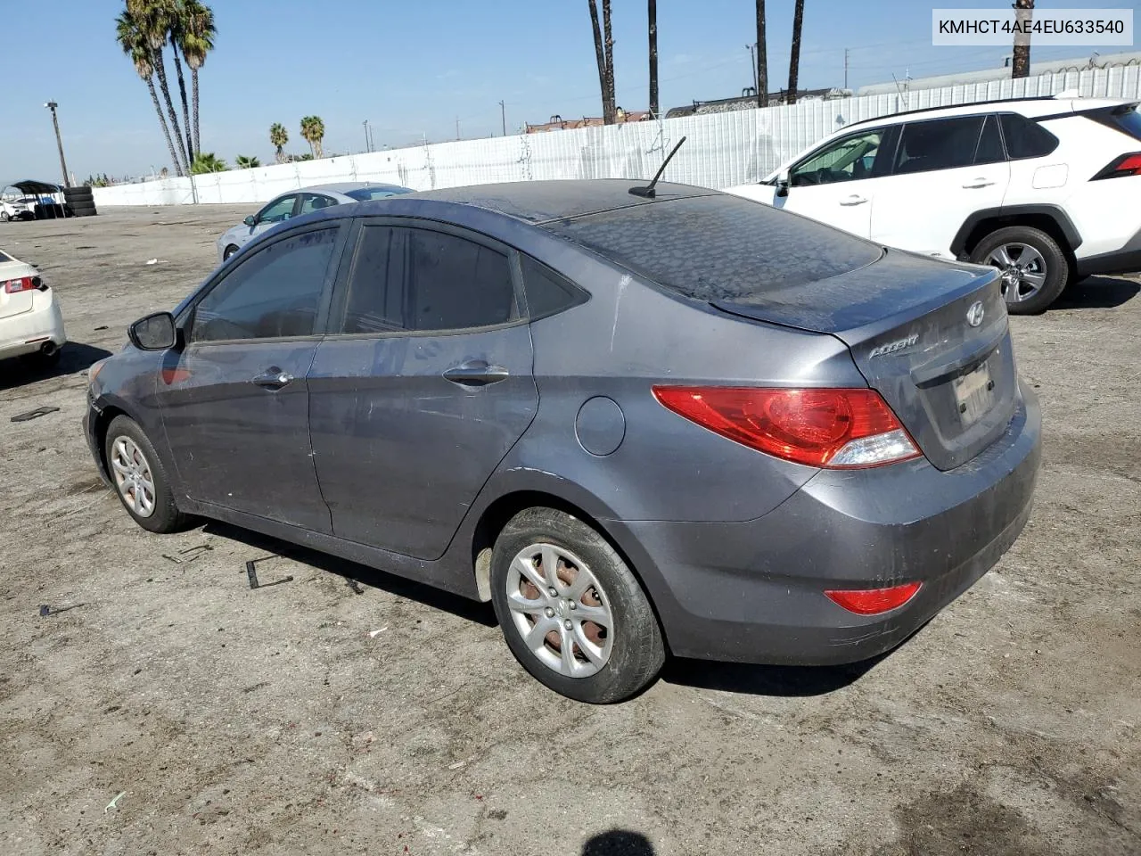 2014 Hyundai Accent Gls VIN: KMHCT4AE4EU633540 Lot: 73997104