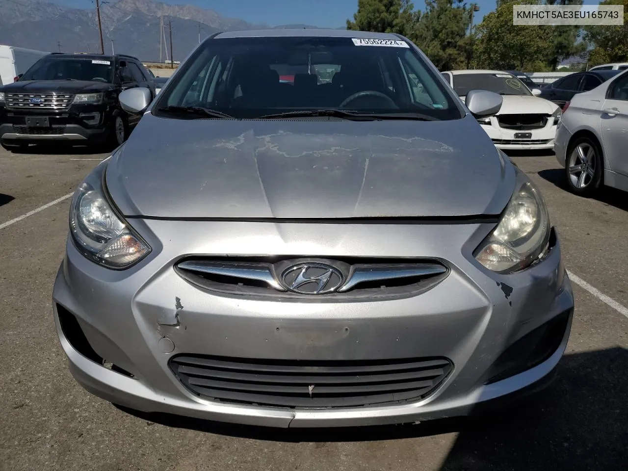 2014 Hyundai Accent Gls VIN: KMHCT5AE3EU165743 Lot: 75562224