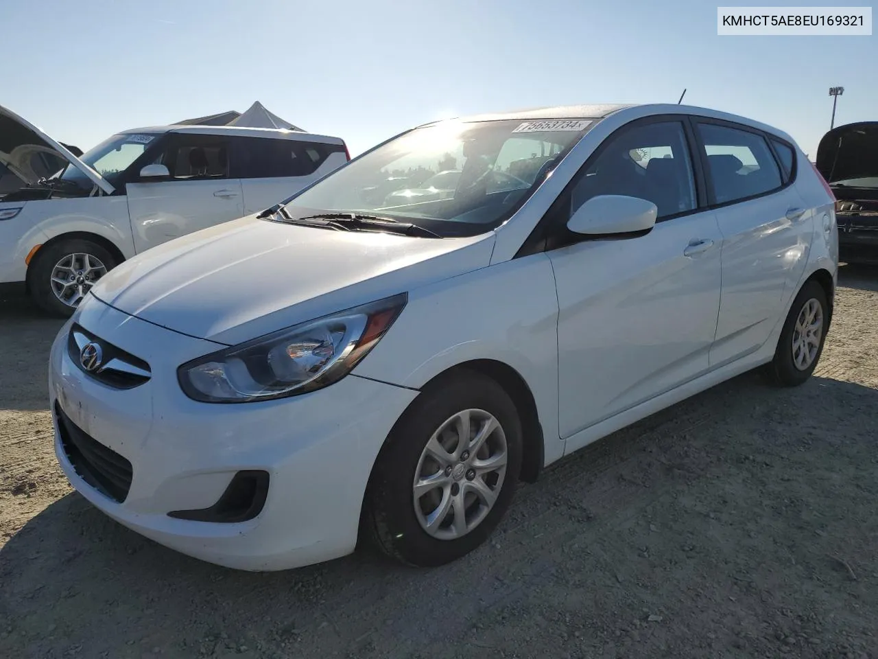 2014 Hyundai Accent Gls VIN: KMHCT5AE8EU169321 Lot: 75653734