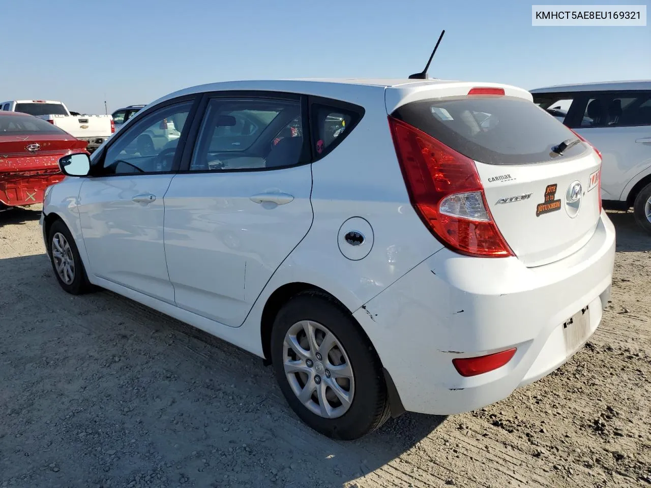 2014 Hyundai Accent Gls VIN: KMHCT5AE8EU169321 Lot: 75653734