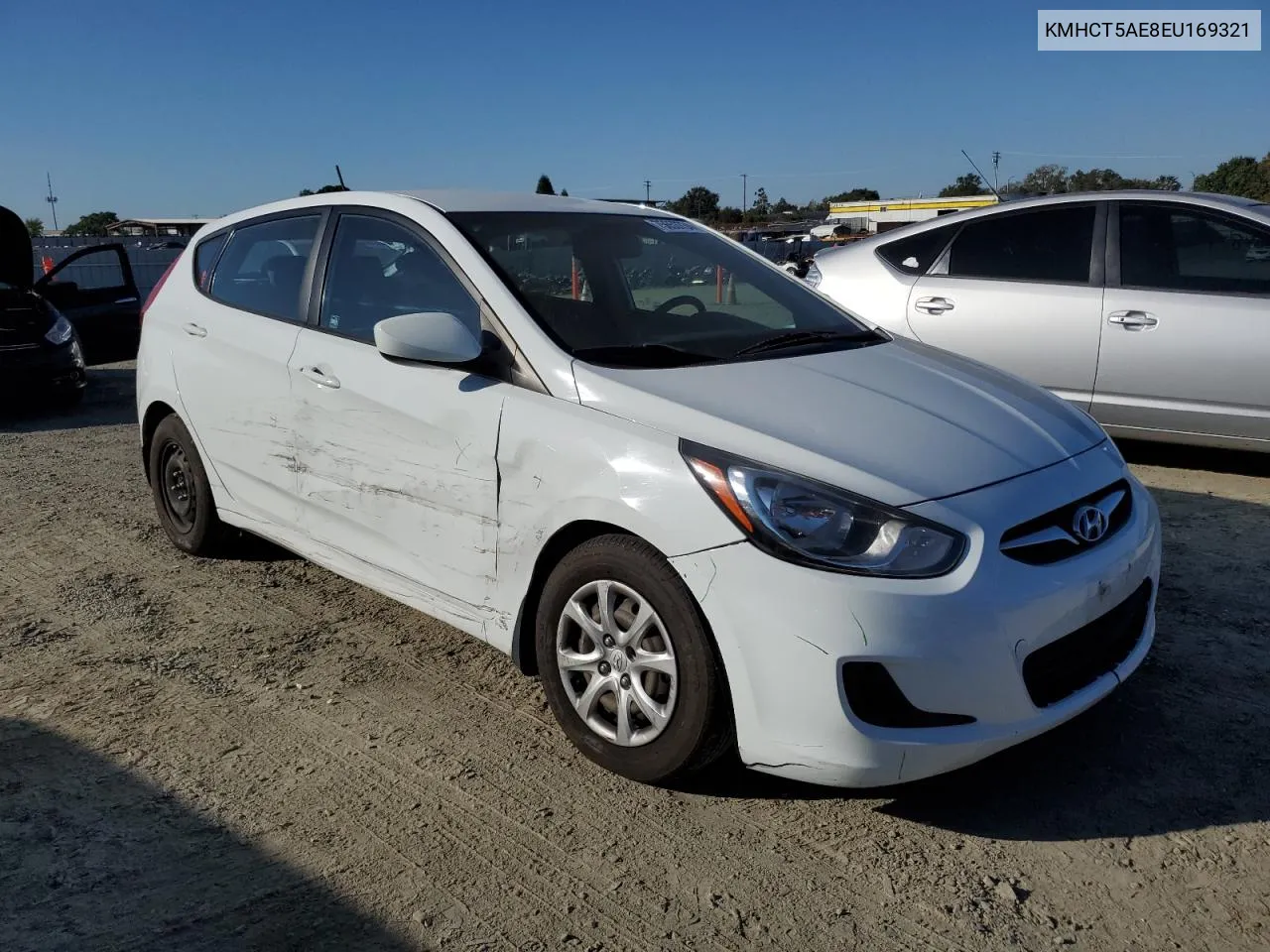 2014 Hyundai Accent Gls VIN: KMHCT5AE8EU169321 Lot: 75653734