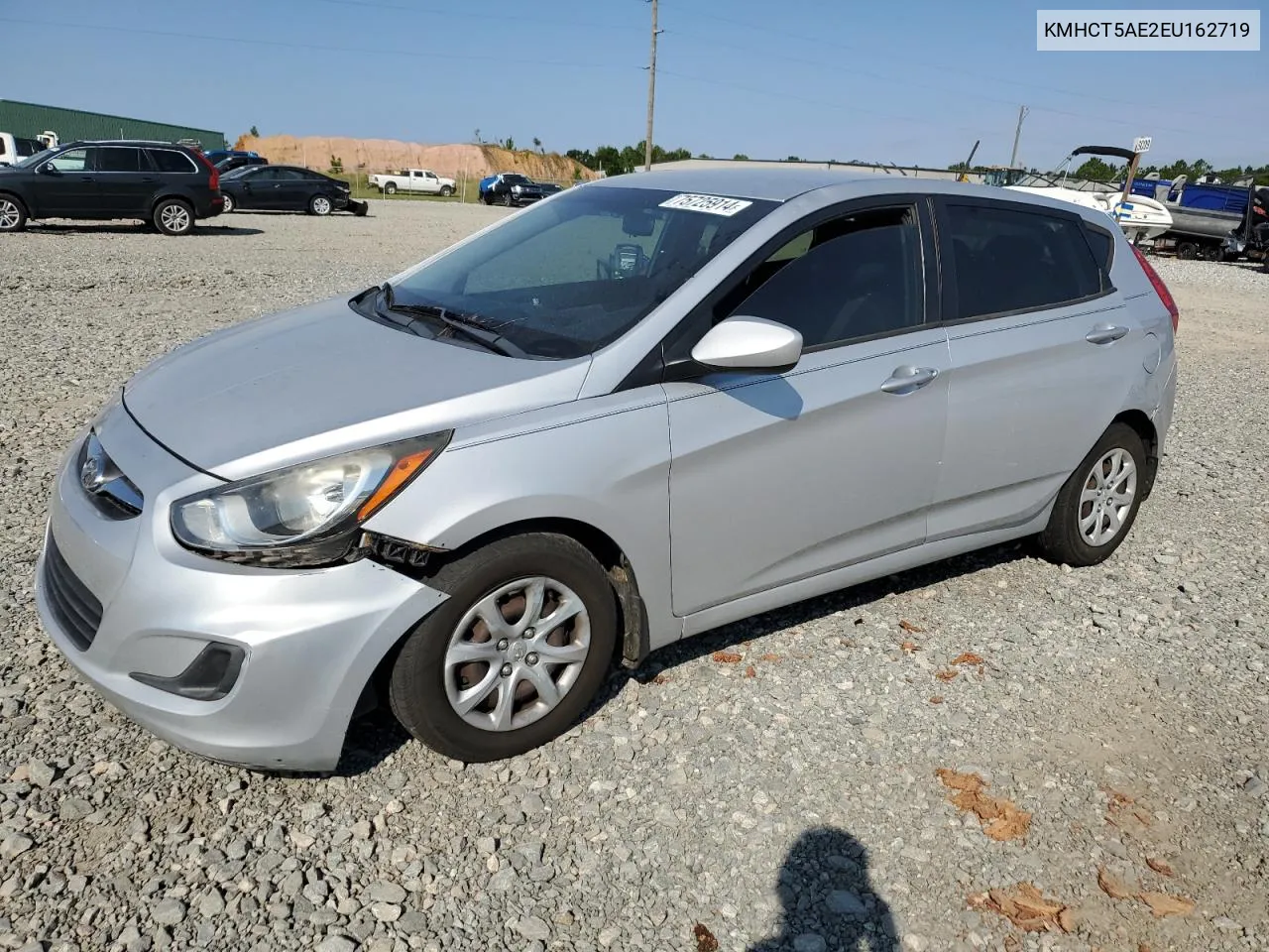 2014 Hyundai Accent Gls VIN: KMHCT5AE2EU162719 Lot: 75725914