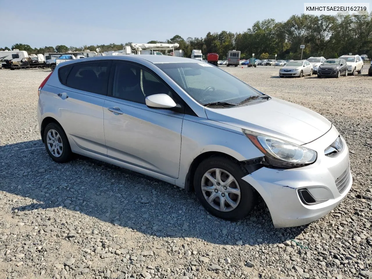 2014 Hyundai Accent Gls VIN: KMHCT5AE2EU162719 Lot: 75725914