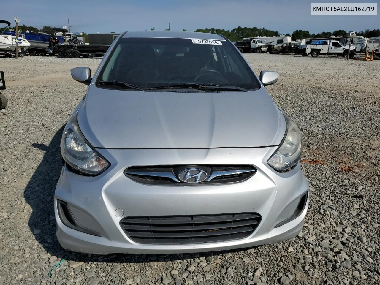 2014 Hyundai Accent Gls VIN: KMHCT5AE2EU162719 Lot: 75725914