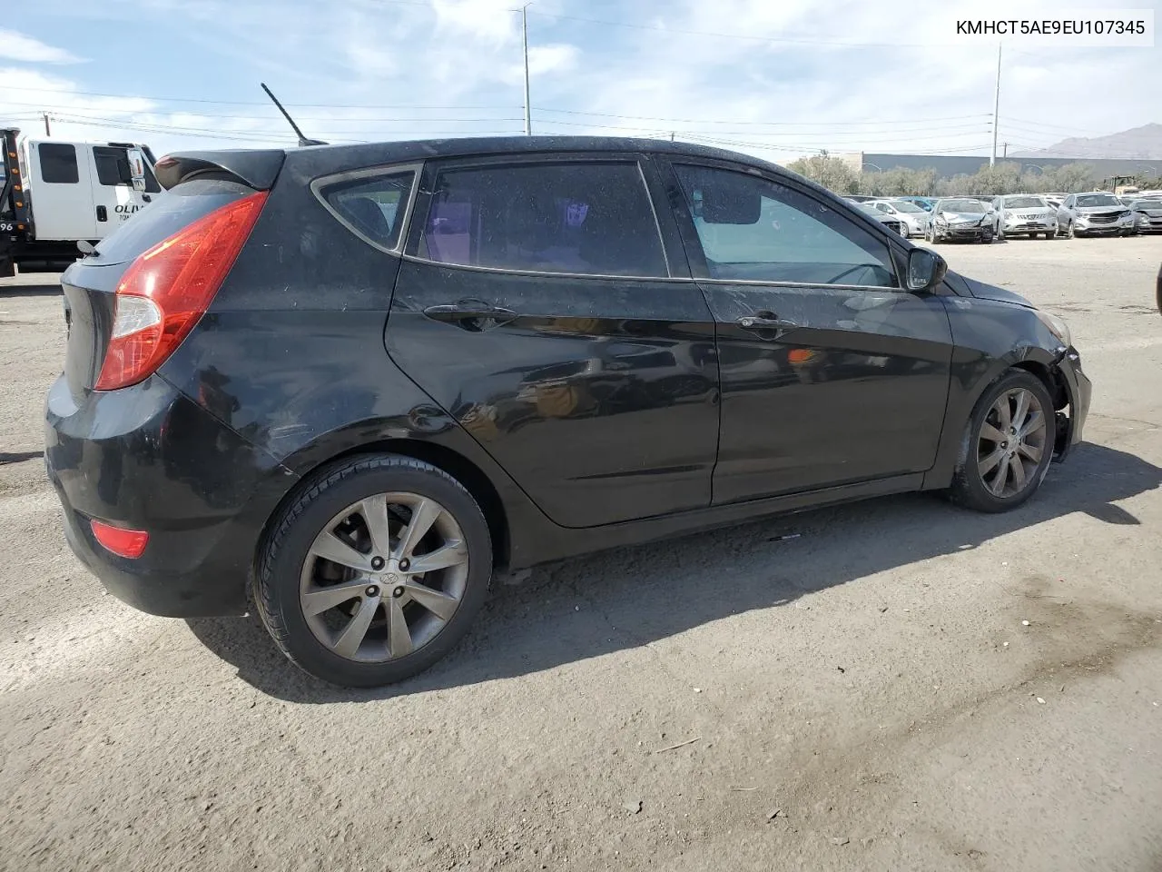 2014 Hyundai Accent Gls VIN: KMHCT5AE9EU107345 Lot: 75854264