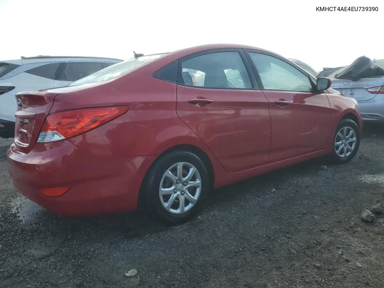 2014 Hyundai Accent Gls VIN: KMHCT4AE4EU739390 Lot: 76015994