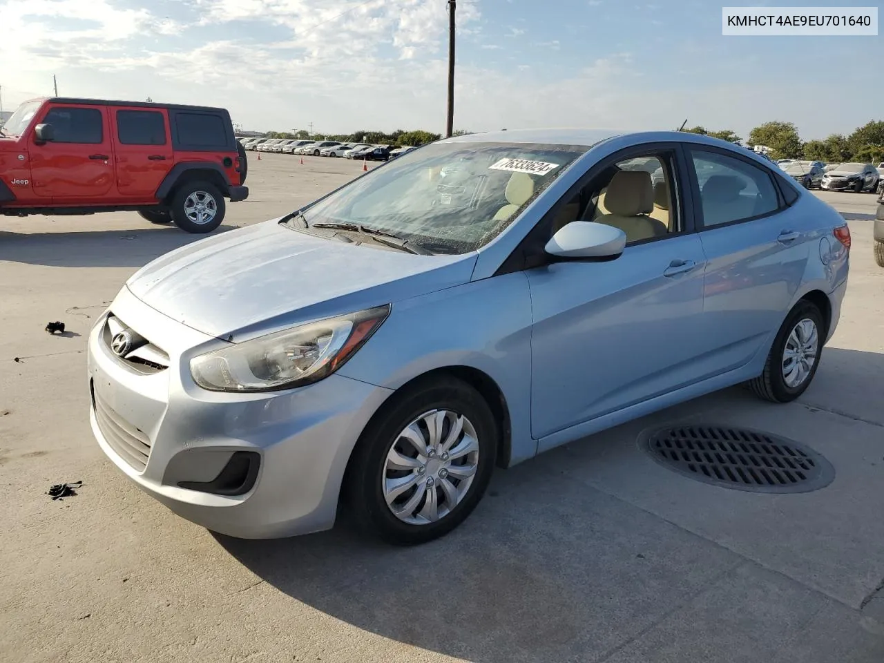 2014 Hyundai Accent Gls VIN: KMHCT4AE9EU701640 Lot: 76333624