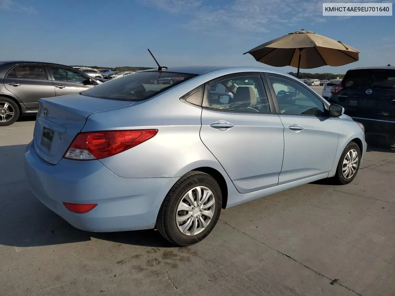 2014 Hyundai Accent Gls VIN: KMHCT4AE9EU701640 Lot: 76333624