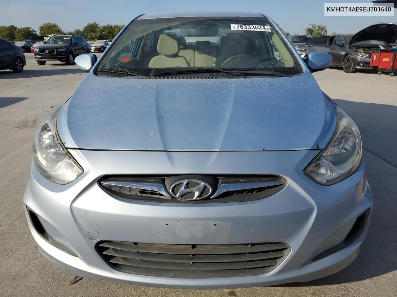 2014 Hyundai Accent Gls VIN: KMHCT4AE9EU701640 Lot: 76333624