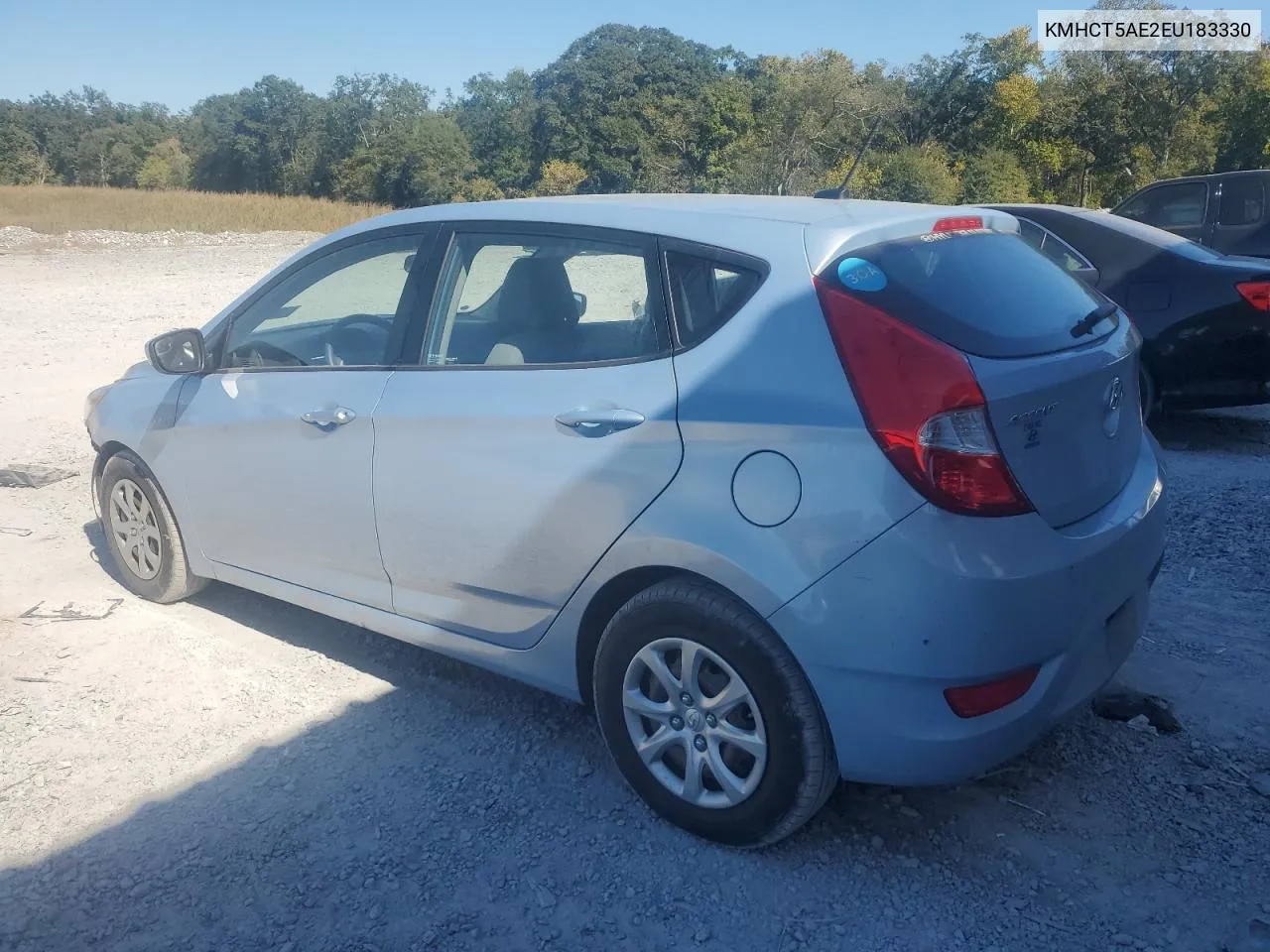 2014 Hyundai Accent Gls VIN: KMHCT5AE2EU183330 Lot: 76870494