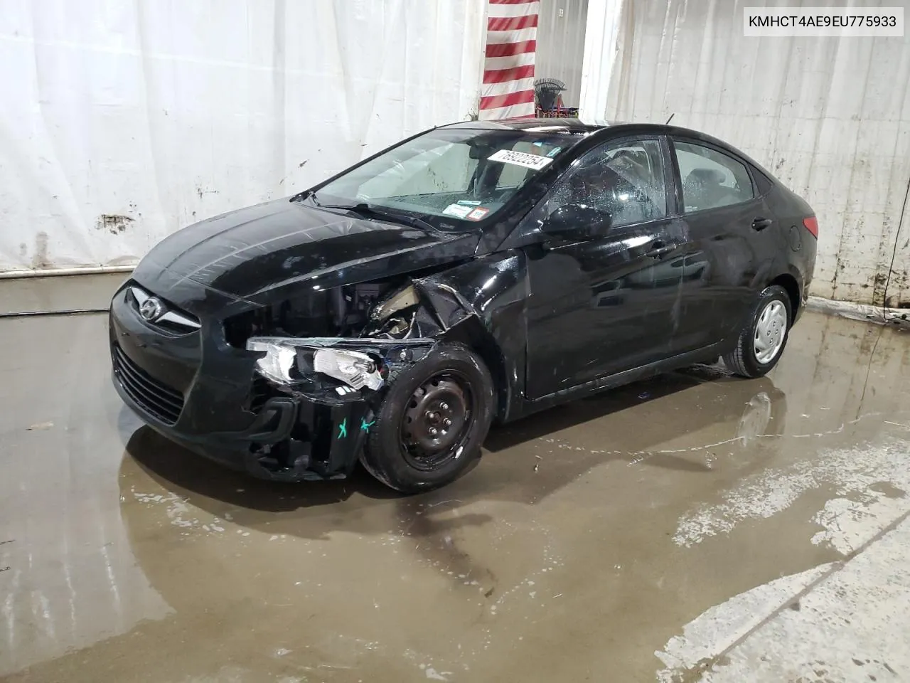 KMHCT4AE9EU775933 2014 Hyundai Accent Gls