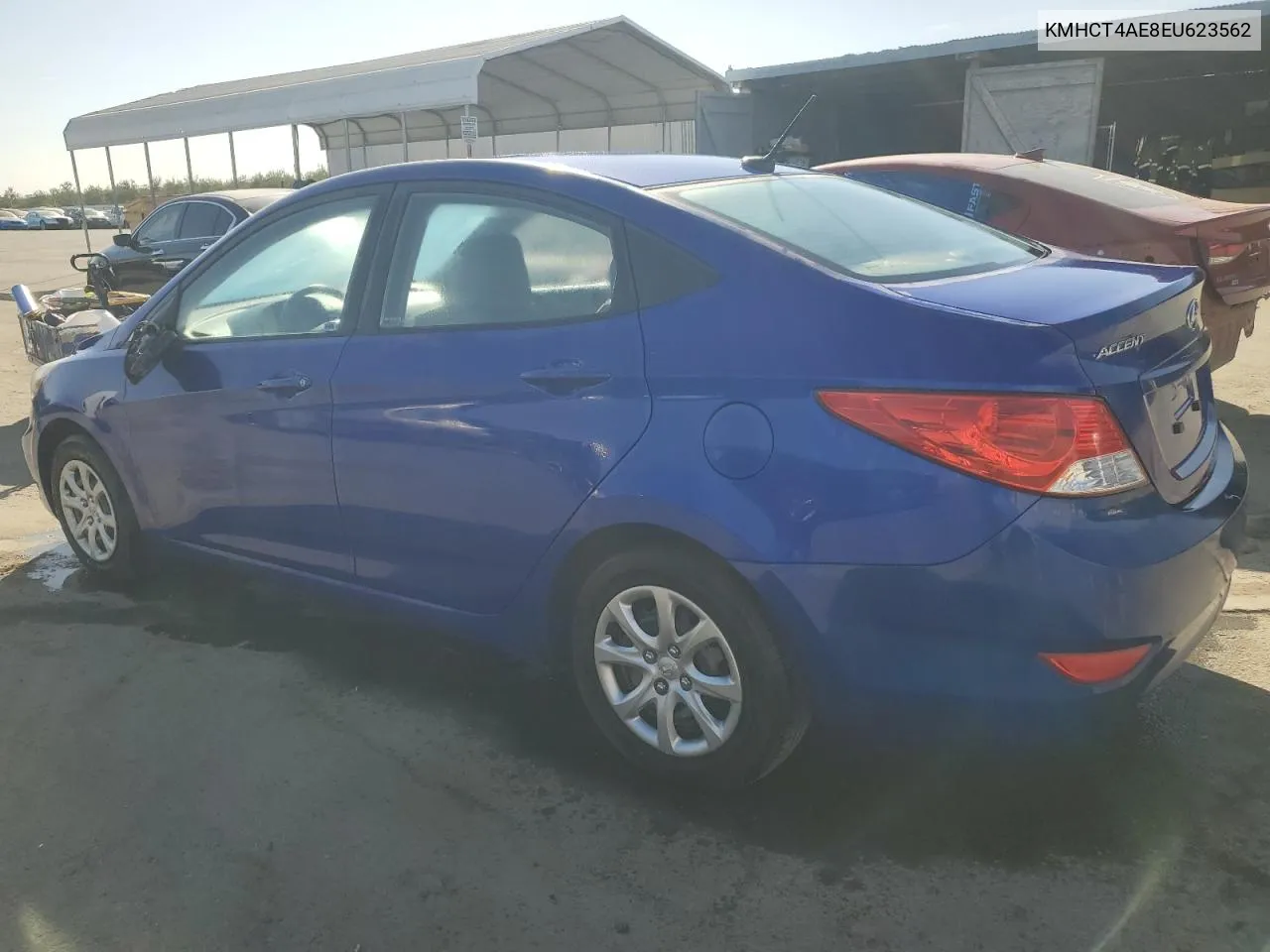 2014 Hyundai Accent Gls VIN: KMHCT4AE8EU623562 Lot: 77031494