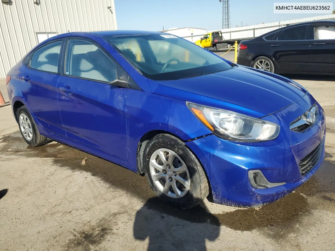 2014 Hyundai Accent Gls VIN: KMHCT4AE8EU623562 Lot: 77031494