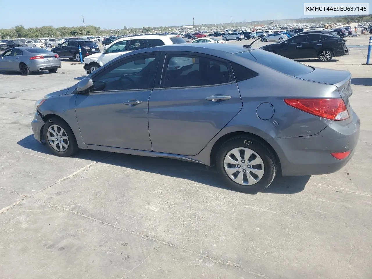 2014 Hyundai Accent Gls VIN: KMHCT4AE9EU637146 Lot: 77327234