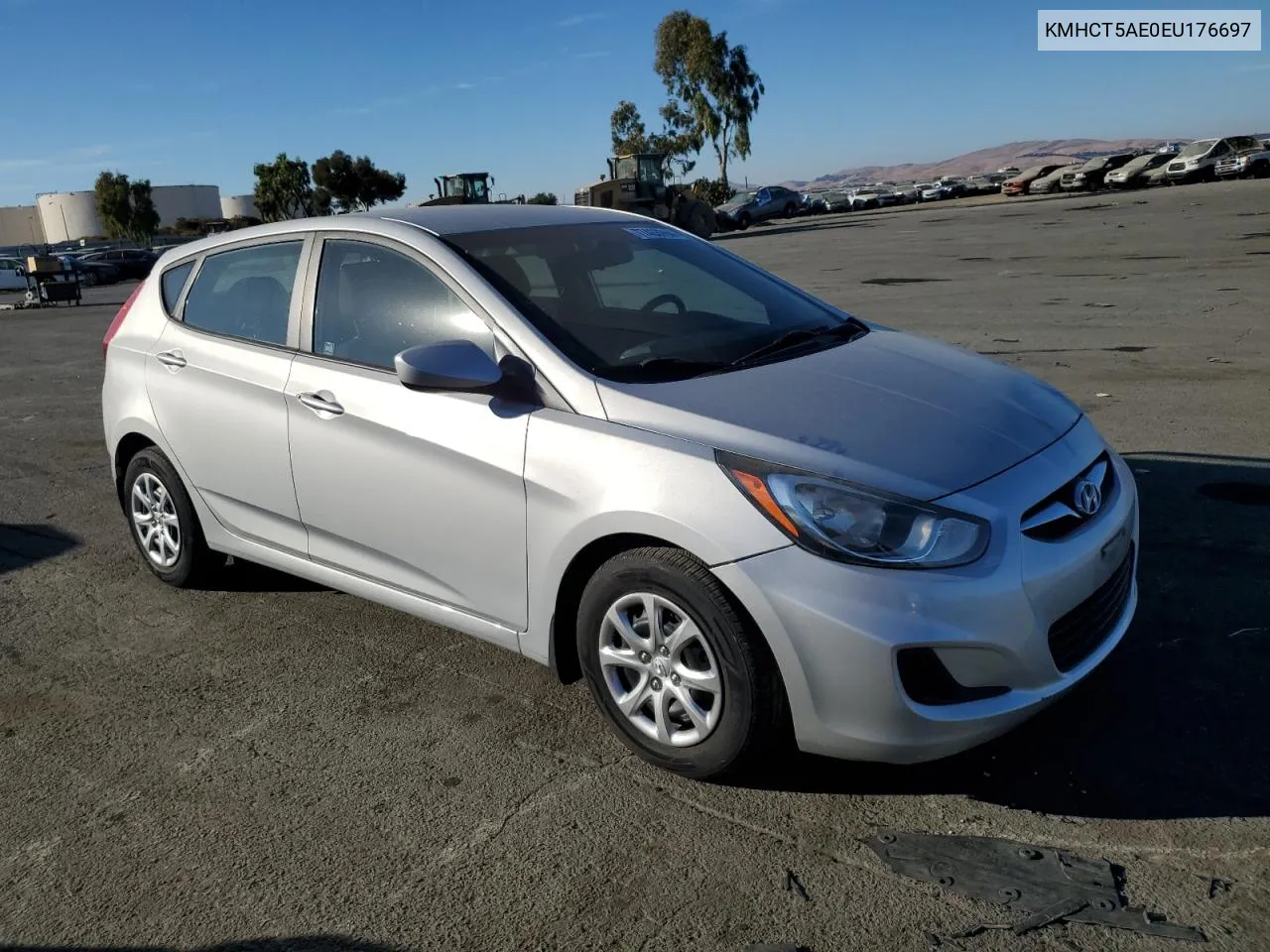 2014 Hyundai Accent Gls VIN: KMHCT5AE0EU176697 Lot: 77463764