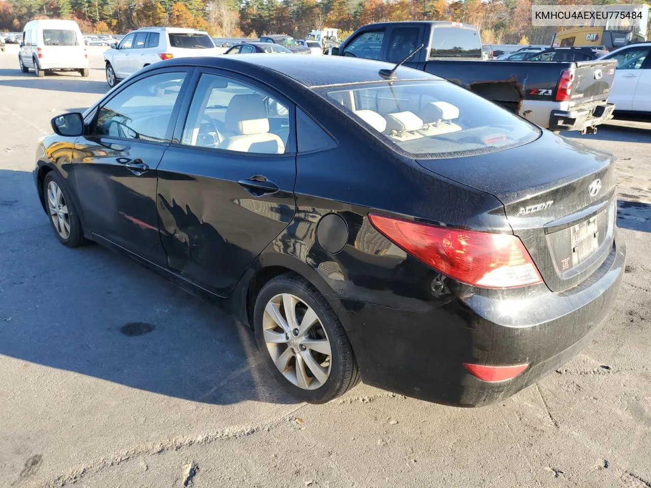 2014 Hyundai Accent Gls VIN: KMHCU4AEXEU775484 Lot: 77489994