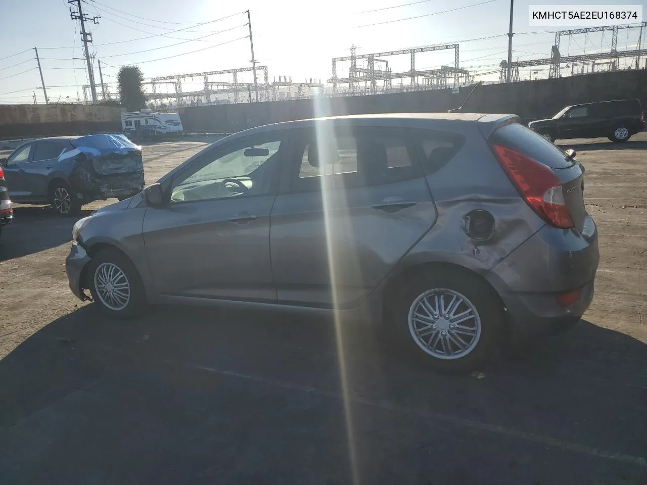 2014 Hyundai Accent Gls VIN: KMHCT5AE2EU168374 Lot: 77926114