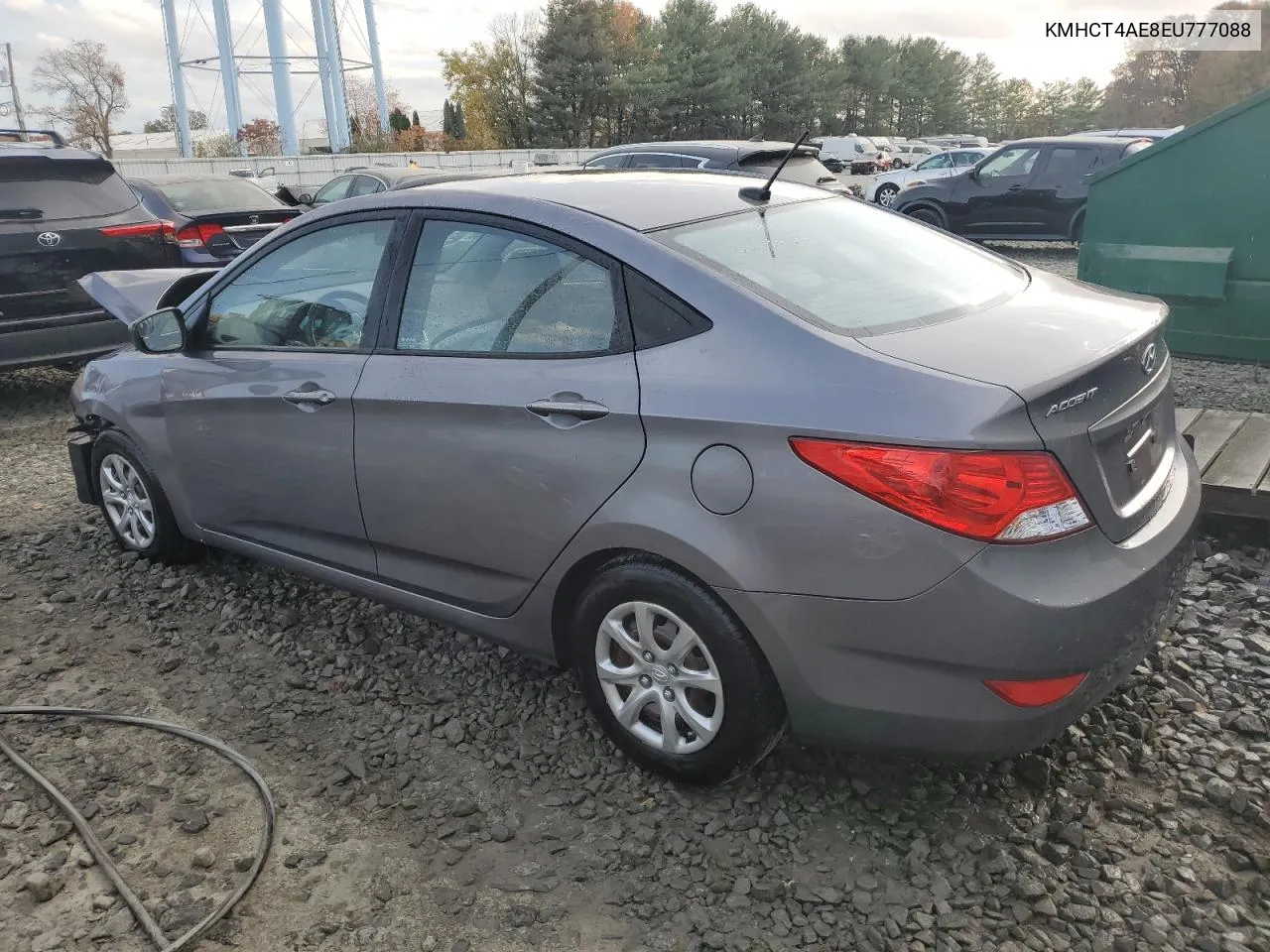 2014 Hyundai Accent Gls VIN: KMHCT4AE8EU777088 Lot: 78028094