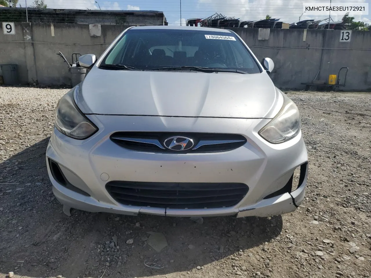 2014 Hyundai Accent Gls VIN: KMHCT5AE3EU172921 Lot: 78064564