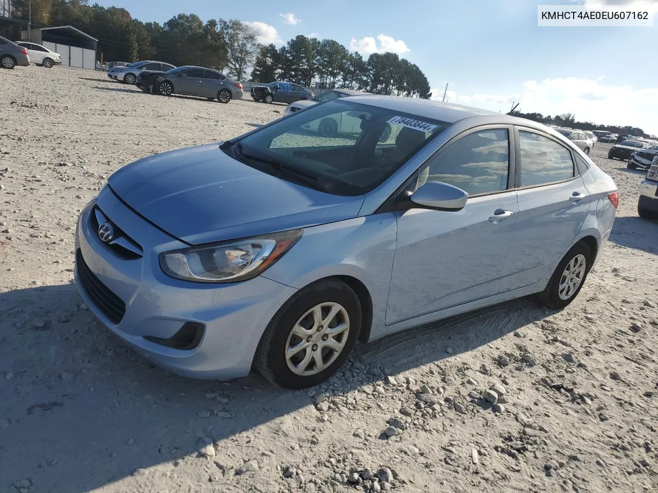 KMHCT4AE0EU607162 2014 Hyundai Accent Gls