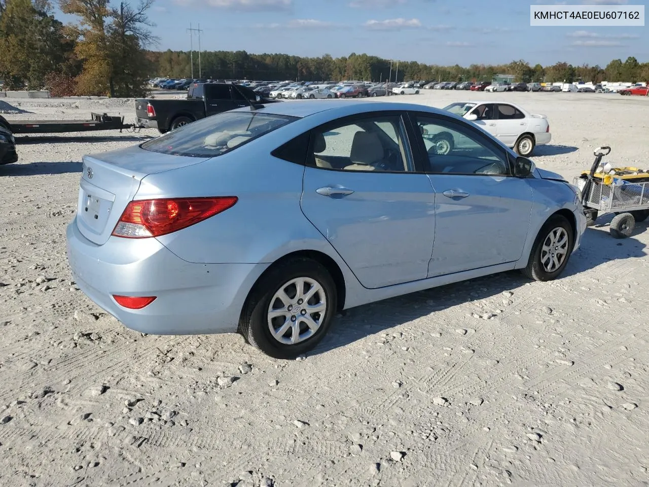 2014 Hyundai Accent Gls VIN: KMHCT4AE0EU607162 Lot: 78403844