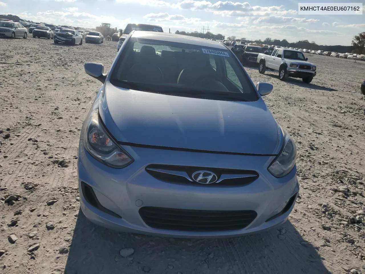 2014 Hyundai Accent Gls VIN: KMHCT4AE0EU607162 Lot: 78403844