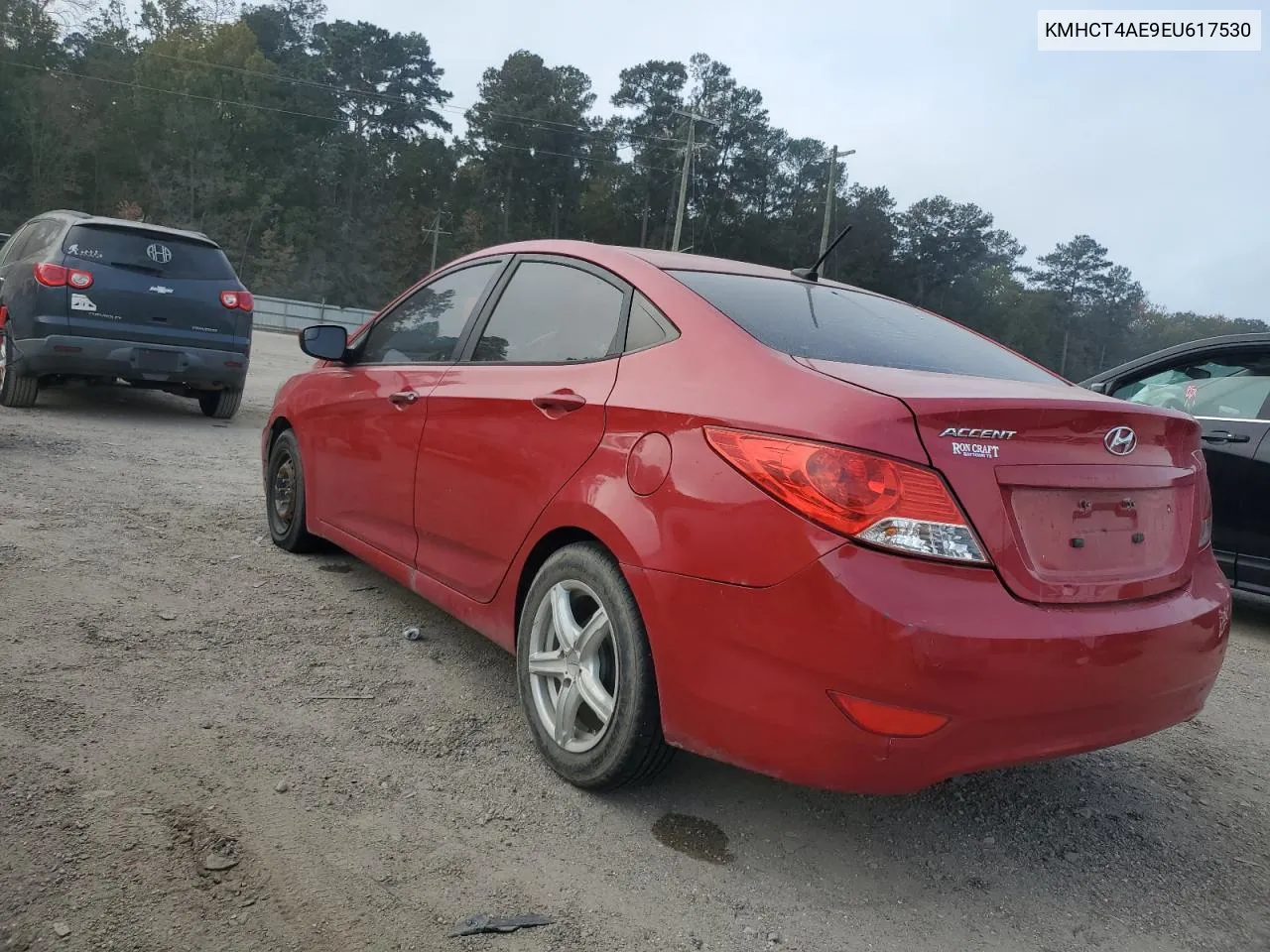 2014 Hyundai Accent Gls VIN: KMHCT4AE9EU617530 Lot: 78450804