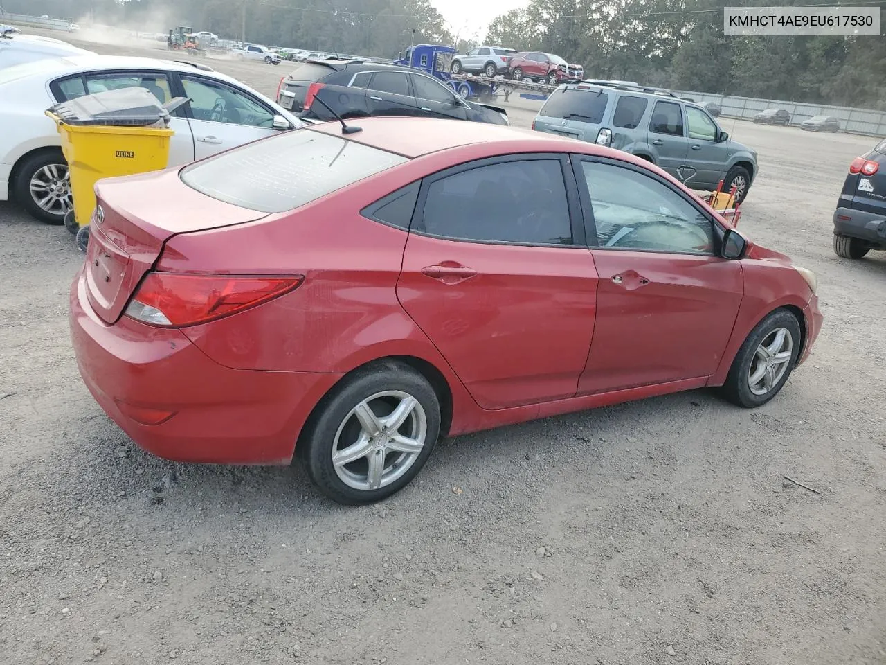 2014 Hyundai Accent Gls VIN: KMHCT4AE9EU617530 Lot: 78450804