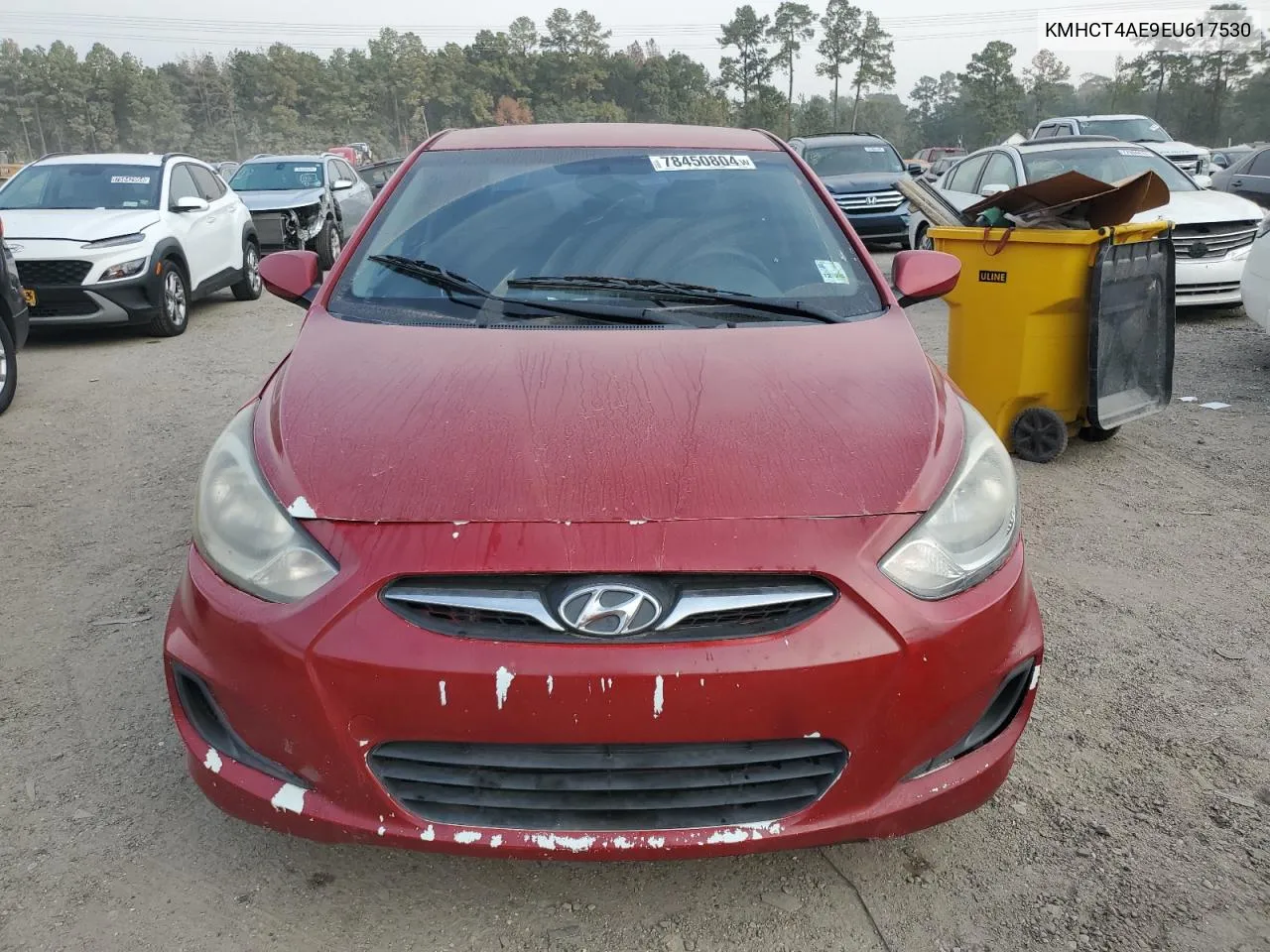 KMHCT4AE9EU617530 2014 Hyundai Accent Gls