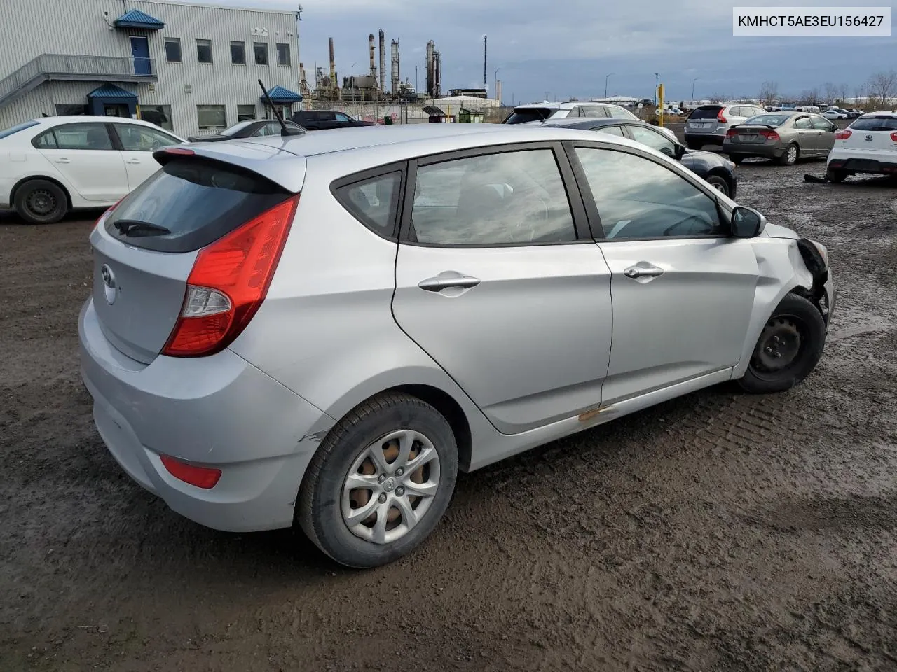 2014 Hyundai Accent Gls VIN: KMHCT5AE3EU156427 Lot: 78691544