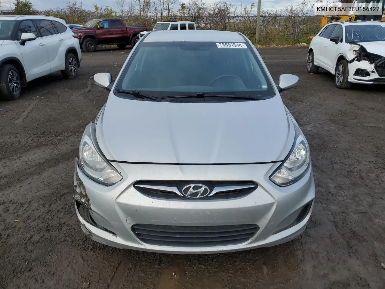 2014 Hyundai Accent Gls VIN: KMHCT5AE3EU156427 Lot: 78691544