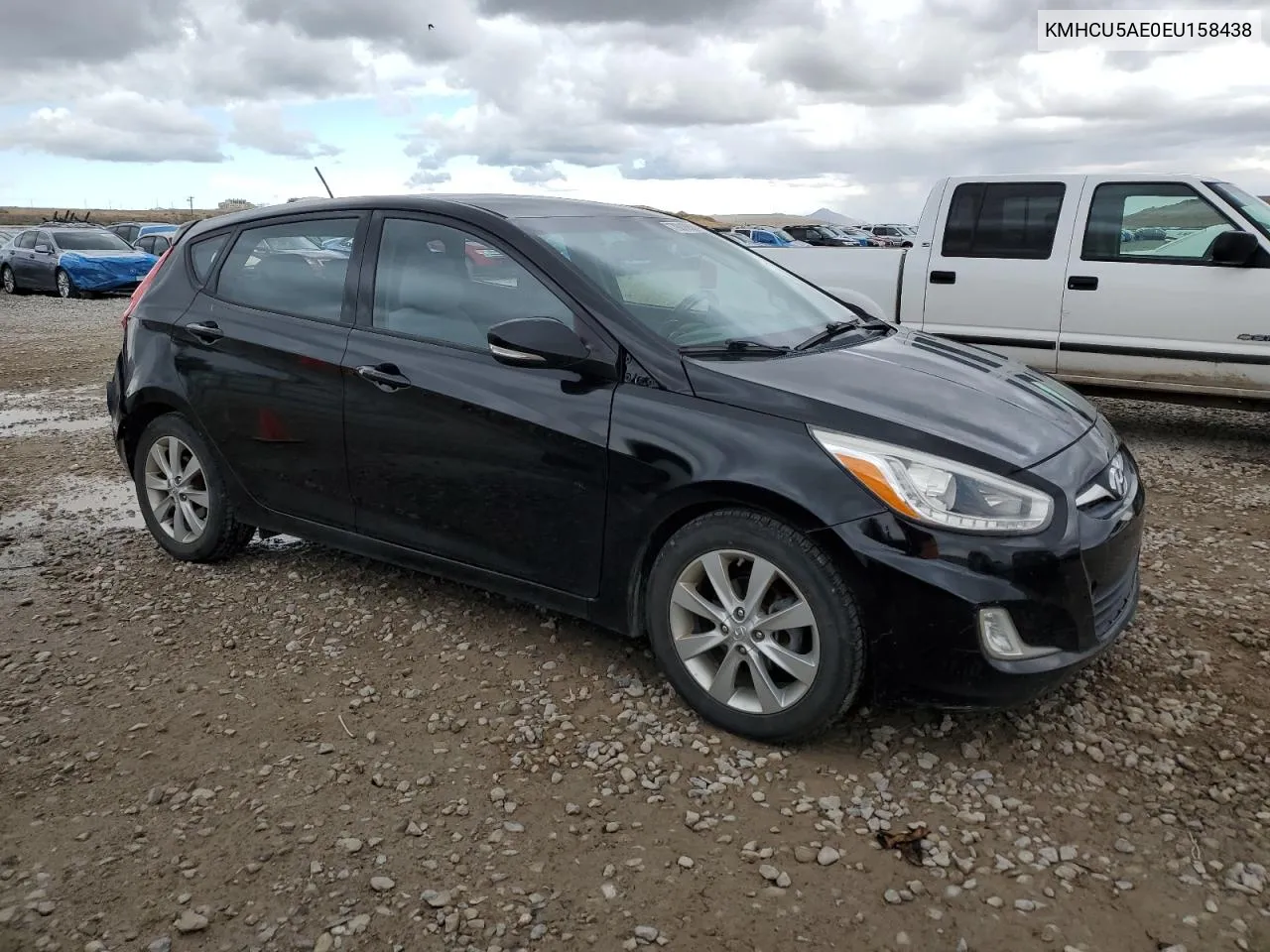 2014 Hyundai Accent Gls VIN: KMHCU5AE0EU158438 Lot: 79016584