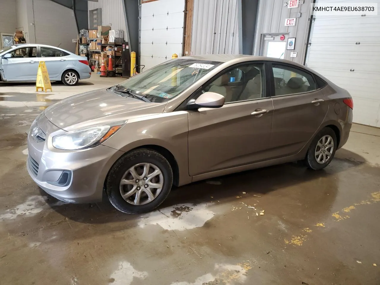 2014 Hyundai Accent Gls VIN: KMHCT4AE9EU638703 Lot: 79084324