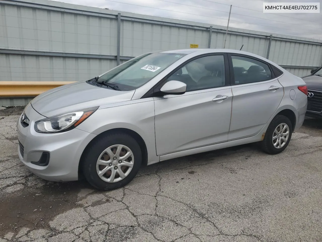 2014 Hyundai Accent Gls VIN: KMHCT4AE4EU702775 Lot: 79215364